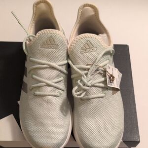 Size 9 - Adidas Cloudfoam Pure Linen Mint Green Gum W Sneakers Womens